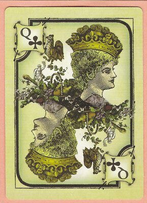 Queen of Clubs, Hendrick's Gin, Single Swap Playing Card - Near Mint