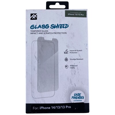ZAGG Apple iPhone 14/13/13 Pro, Glass Shield Screen ifrogz NEW SEALED Free Ship