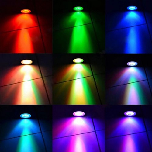 E27 4W LED RGB Light Bulb Dimmable RGB Bulbs Spotlights+24Key Remote Control - Picture 9 of 9