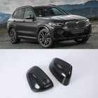 For 2022 BMW X3 Car Accessories Gloss Black Side Door Rear View Mirror Cover Cap