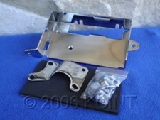 HARLEY ELECTRIC START FX SHOVELHEAD BATTERY TRAY KIT 1973-86 REPL OE # 66191-73