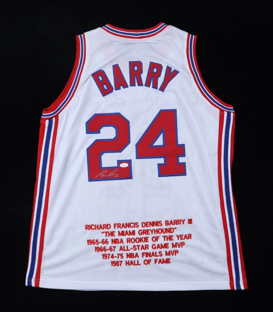 Maillot NBA Signé Rick Barry - Golden State Warriors 1996-97 - Swingman Mitchell & Ness - Certifié Fanatics Authentic