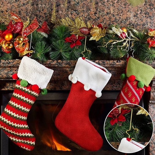 20Pcs Mini Christmas Tree Hooks Bauble Ornament Hangers Hanging Decoration - Picture 9 of 22