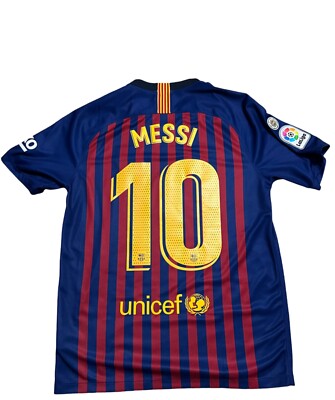 Messi FC Barcelona 2018-2019 Home Jersey Kit | Size Medium | eBay