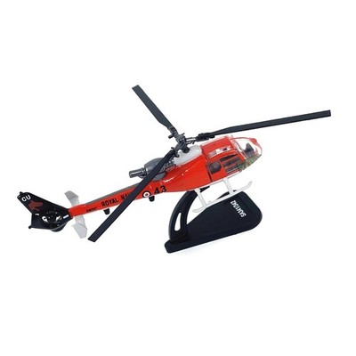 1/100 Scale For Aerospatiale SA341/342 Gazelle Helicopter Model with Stand