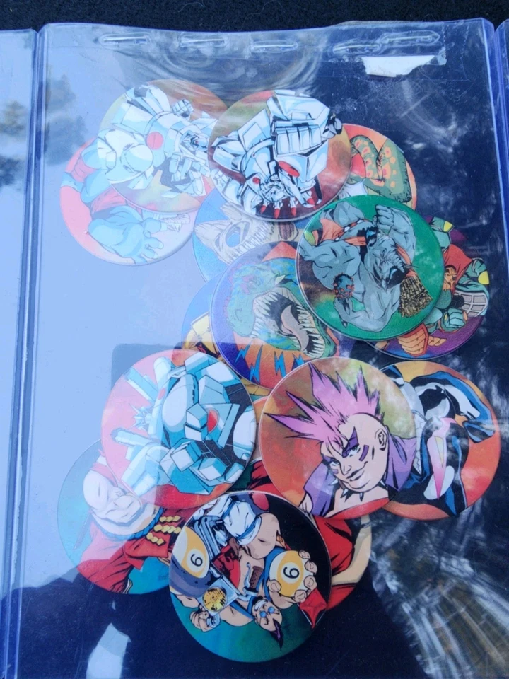 Pogs LOT OF 40+ Vintage Milk Caps From The 90s Nostalgia Collectibles - Image 3 of 4