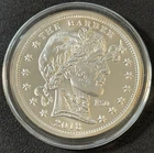 2018 1 Oz .999 Silver Zombucks: The Barber Round Apocalypse Currency W/Capsule!