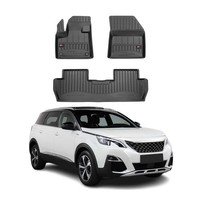 Omac Gummi FußMatten FüR Peugeot 5008 2017-2024 Premium TPE Automatten 3Tlg