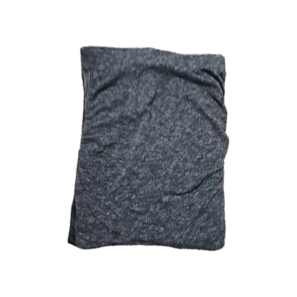 Lane Bryant прямой серый карандаш юбка размер 18 кожаная полоса собранными в Рюш крапинками - Изображение 3 из 4