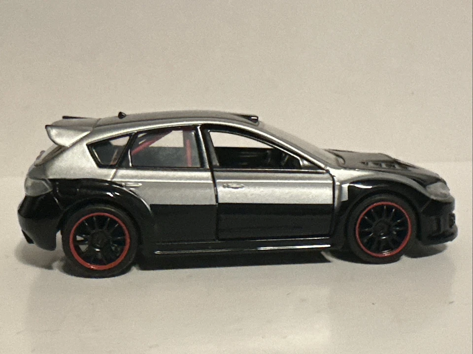 Jada Fast & Furious BRIAN’S 2008 SUBARU IMPREZA  WRX STI  1:32 Scale Gray/Black - Image 3 of 4