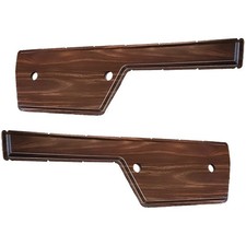 1972 Chevrolet Gmc Truck Door Panel Insert Wood Grain Abs Plastic Pair