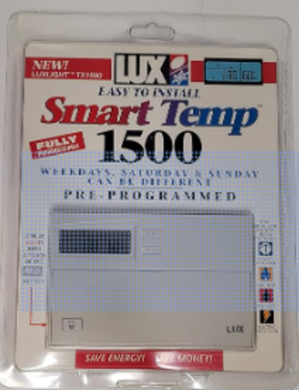 Lux TX1500E Smart Temp Programmable Thermostat