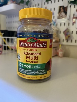 Nature Made Advanced Multi For Adults Gummies Mixed Berry 90ct