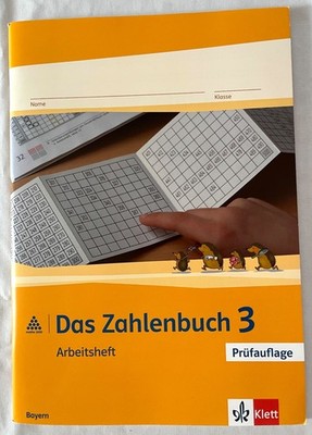 Das Zahlenbuch 3, Arbeitsheft, Klett-Verlag, Ausgabe Bayern, Prüfauflage, NEU