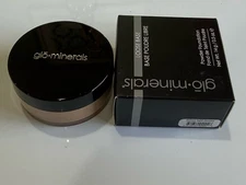 Glo Minerals Loose Base Honey Light 14g/.05oz New In Box