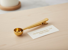 Clip Scooping Spoon Spoon - Gold | Precision Kitchen Tool | £4.95 | Clarky Candl