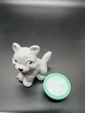 My Precious Pets By Jasman Toys, Grey Kitten With Bowl Of Milk, 1993