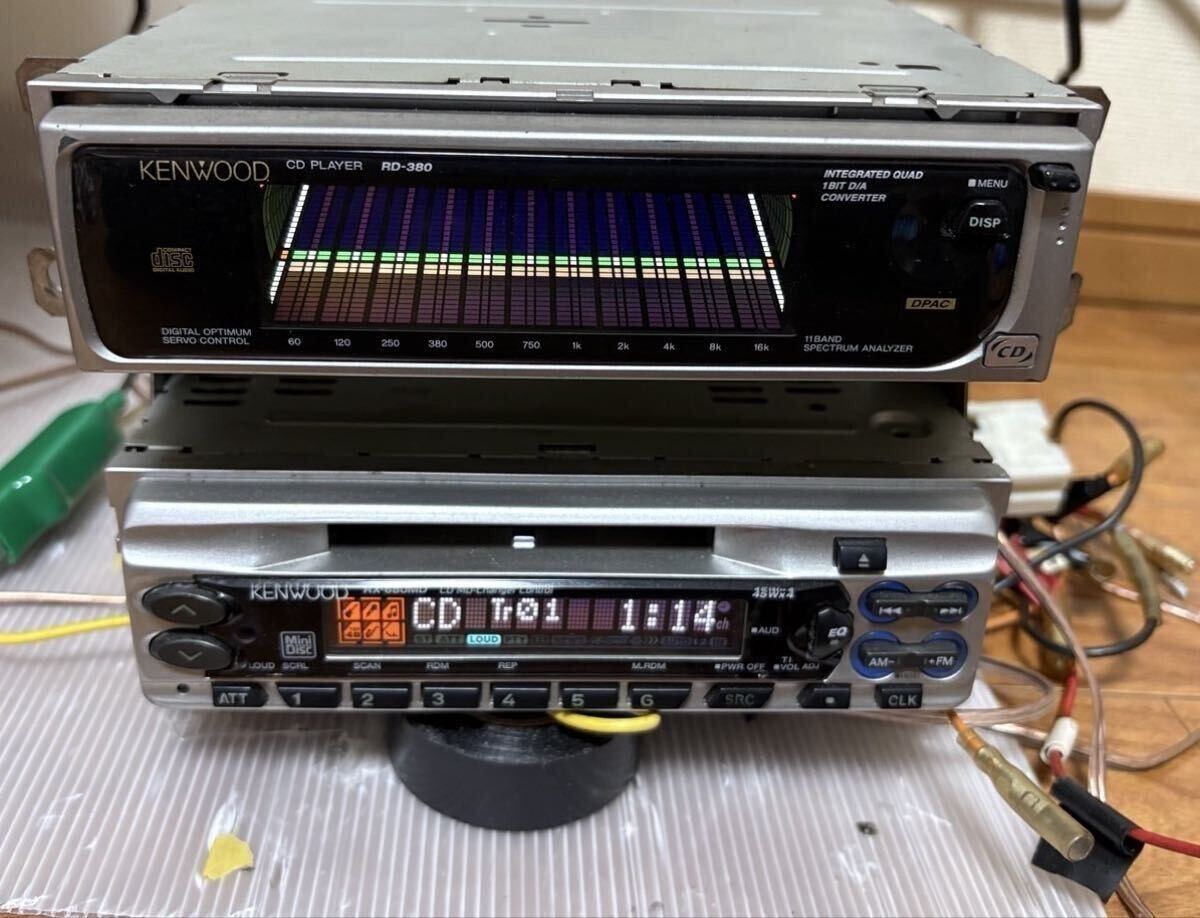 Kenwood RD-380 & RX-680MD CD MD Car Audio Operation confirmed