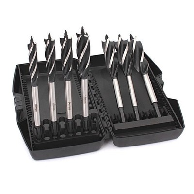 Holzbohrer Schlangenbohrer 1/4'' Satz 7tlg Forstnerbohrer Set 150mm | Ø10-22mm