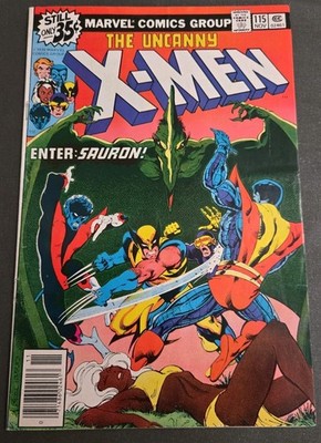 The Uncanny X-Men #115 Marvel Comics 1978 Enter Sauron John Byrne, Claremont