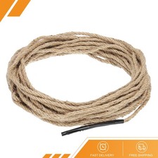 1/4"x50" Jute Rope Natural Jute String Twine Twisted Manila Rope Burlap - Rope