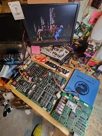 MORTAL KOMBAT 2  PCB JAMMA ARCADE BOARD SET REVISION 3.1 WORKING!!!! MIDWAY 