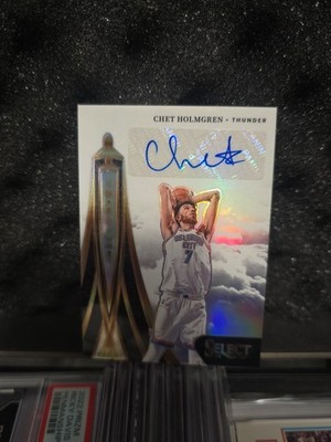 🏀2024-25 Panini Select Chet Holmgren In Flight Signatures 87/99 - IFS-HOL
