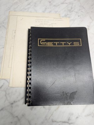 GETTYS 3-D TRACING CONTROL OPERATORS INFORMATION INSTRUCTION MANUAL 1971 MACHINE