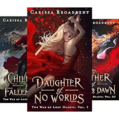 #ad Carissa Broadbent War of Lost Hearts Trilogy 3 Book Set Fantasy Romance FEDEX $109.99