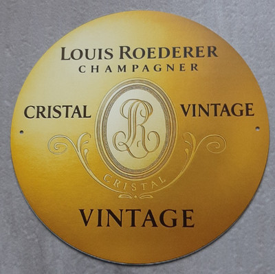 Blechschild Deko Champagner Louis Roederer 20x20 cm Neu