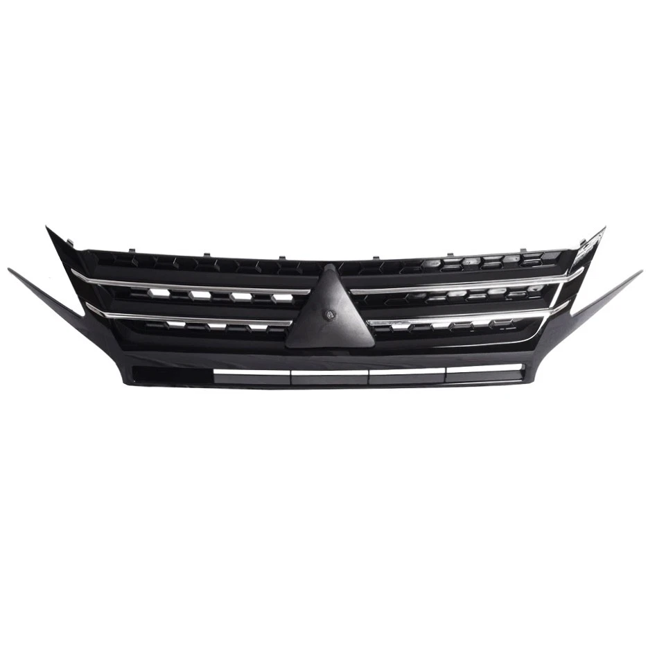 For Mitsubishi Mirage G4 2021-2024 Front Bumper Cover/Grille/Trim/Fog Light Set - Image 3 of 4