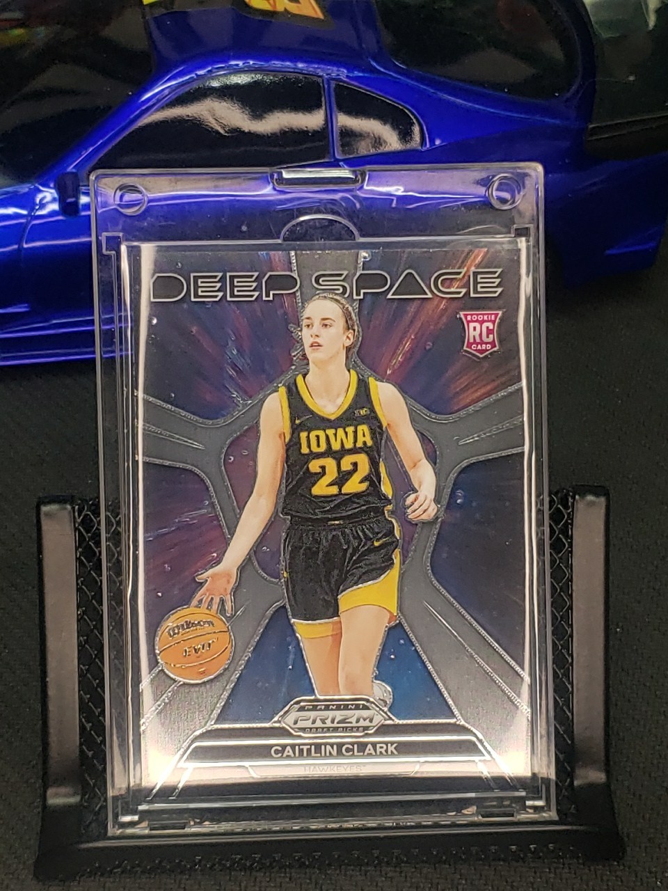 2024 Panini Prizm Draft Picks - Deep Space Caitlin Clark #8 (RC)
