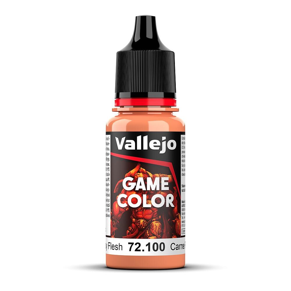 Vallejo 72.100 Rosy Flesh Acrylic Paint 18 ml - New 72100