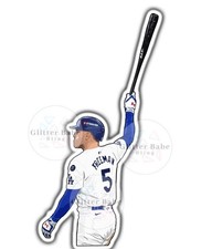 Freddie Freeman Grand Slam Dodgers Parody Sticker  for Laptop & Water bottle