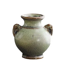 Flower Arrangement Vase Retro Flower Vase Crafts Tabletop Ornament 