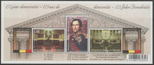 == Belgique. Bloc-feuillet ★★ 175 ans de Démocratie parlementaire — 2006 ==