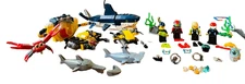 Lego City scuba/undersea treasure shark&subs, 4sets: 60263, 60090, 60091, 31088