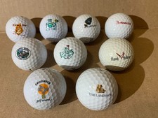 9 GOLF COURSES LOGO GOLF BALLS LOT B