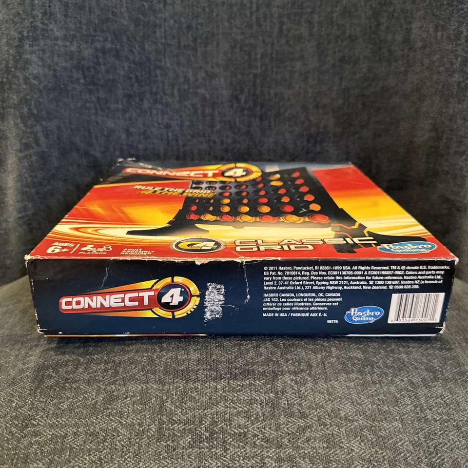 Hasbro Connect 4 Classic Grid Game 2011 Complete minus instructions. - Image 3 of 4