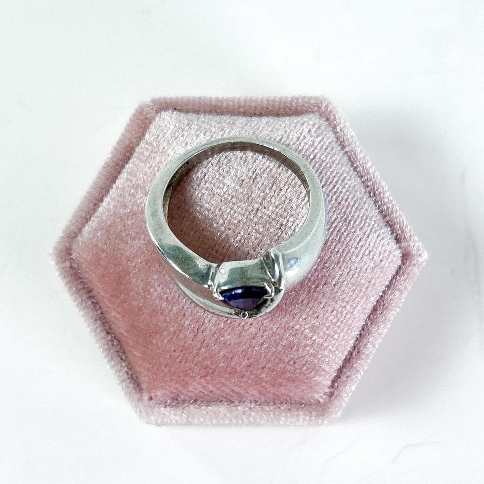 Large Violet Gemstone Statement Ring | Vintage St… - image 3