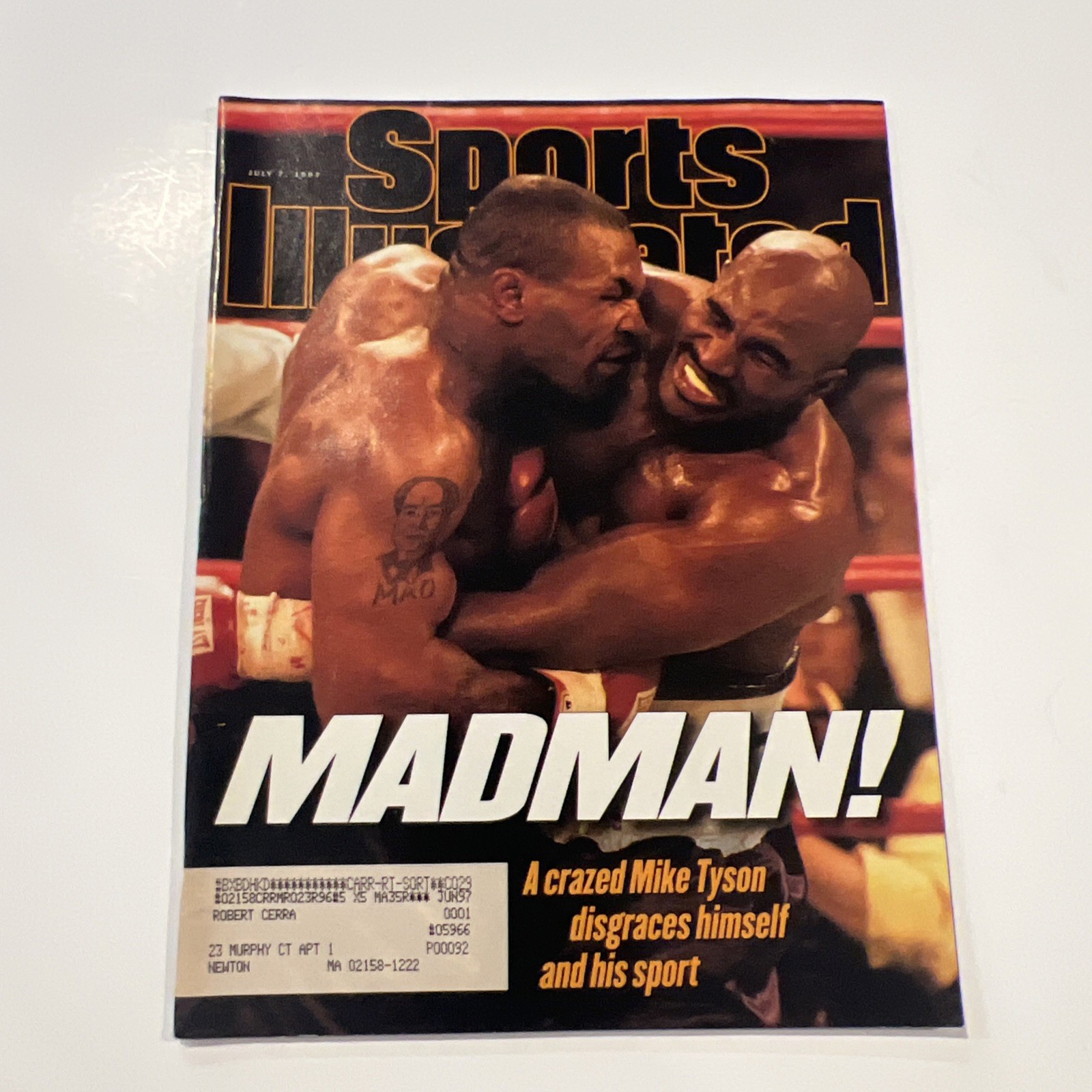 Sports Illustrated Magazine (July 7, 1997) (Mike Tyson, Boxing, Disgrace)