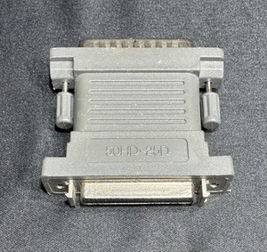 Iomega 50HD-25D SCSI Adapter, HD50 Female to DB25 Male Adapter