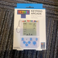 Fizz Creations Tetris Keyring Arcade w/ Original Sounds + Gameplay Travel Game