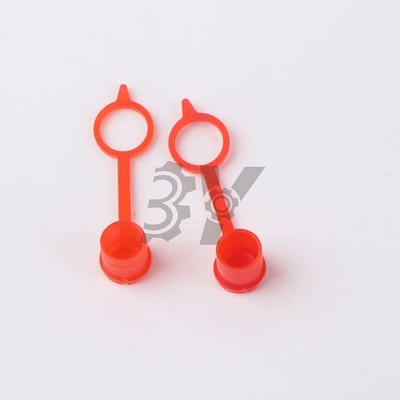 25 Pieces NEW Dust Caps for Grease Zerk Nipple Fitting Red M8 #bv
