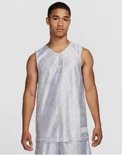 Nike Kobe Bryant Silver Snakeprint Reversible White Jersey Fz0934-100 NWT Size S