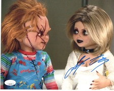 Jennifer Tilly signed 8x10 Photo Tiffany Valentine Seed of Chucky JSA *Damage*
