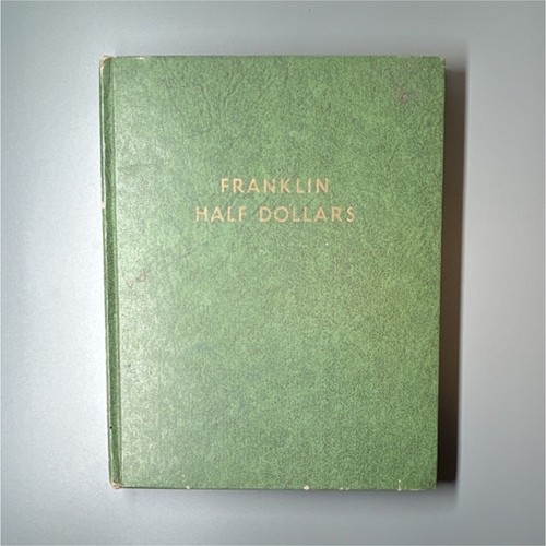 Vintage Whitman Coin Album: Franklin Half Dollars