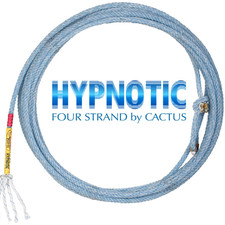 Cactus Ropes Hypnotic 4-Strand Head Rope 32'  Team Roping  Fast, Balanced