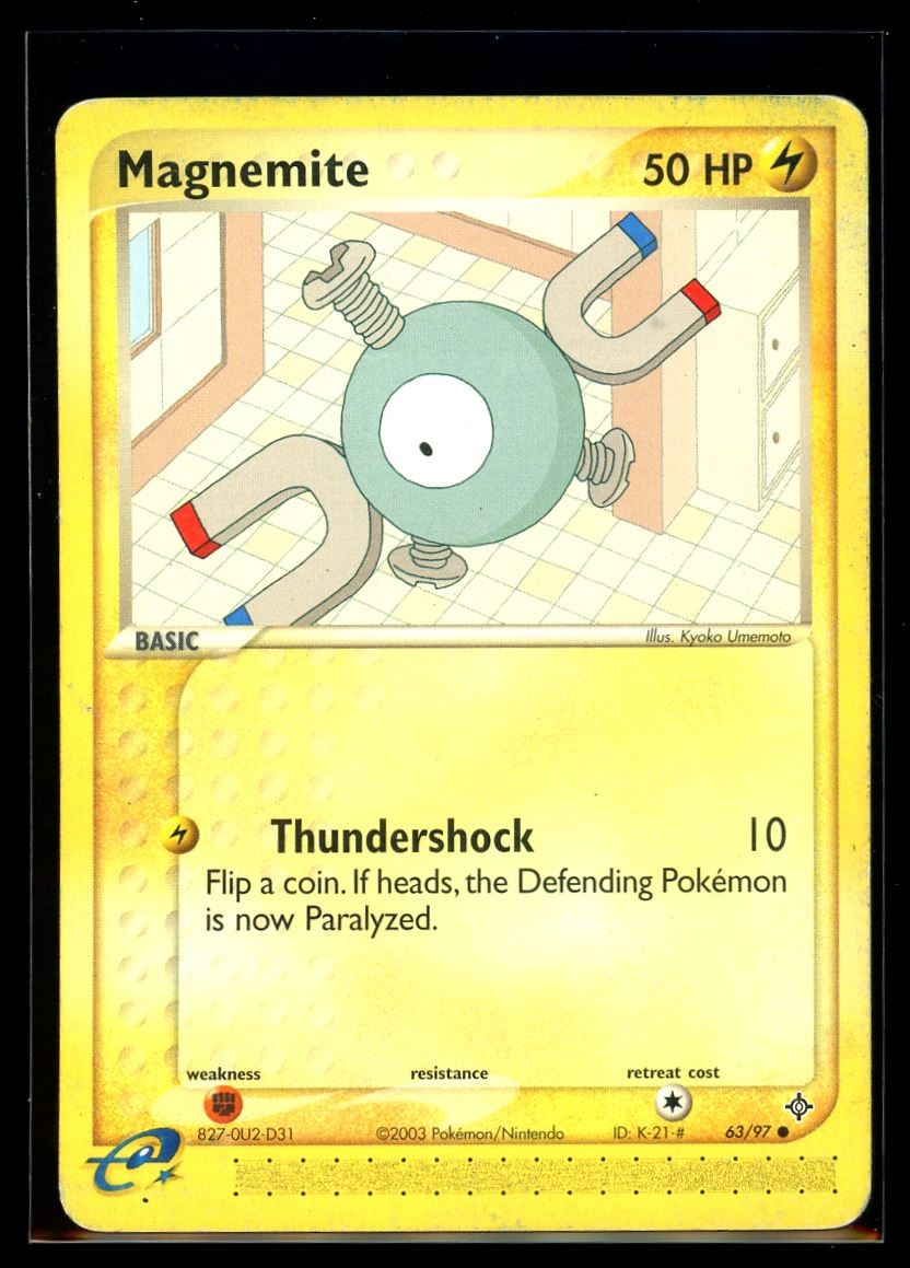 2003 EX - Dragon Magnemite #63 Non Holo Pokemon Card
