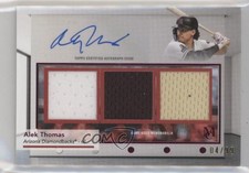 2024 Topps Museum Collection Amethyst 4/99 Alek Thomas #SWTRA-AT Auto 1f5h